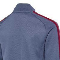 adidas Bayern München Trainingspak Full-Zip 2026-2027 Kids Donkerblauw Rood Goud