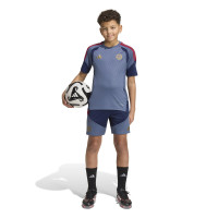 adidas Bayern Munich Training Shirt 2026-2027 Kids Dark Blue Red Gold