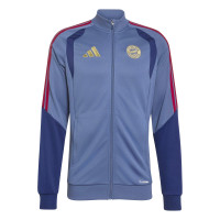 adidas Bayern Munich Full-Zip Tracksuit 2026-2027 Dark Blue Red Gold