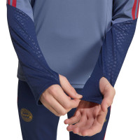 adidas Bayern Munich Training sweater 1/4-Zip 2026-2027 Kids Dark Blue Red Gold