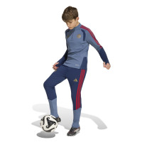 adidas Bayern Munich Tracksuit 1/4-Zip 2026-2027 Kids Dark Blue Red Gold