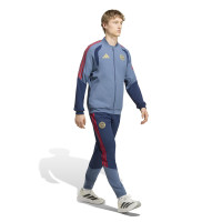 adidas Bayern Munich Presentation Tracksuit 2026-2027 Dark Blue Red Gold