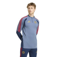adidas Bayern Munich Tracksuit 1/4-Zip 2026-2027 Dark Blue Red Gold