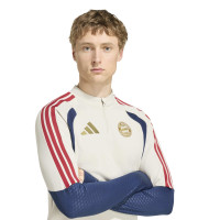 adidas Bayern München Trainingspak 1/4-Zip 2026-2027 Beige Donkerblauw Rood Goud