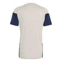 adidas Bayern Munich Training Shirt 2026-2027 Beige Dark Blue Red Gold
