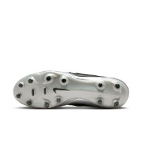 Nike Tiempo Ligera Pro Gras (FG) Metallic Silver Black Football Boots