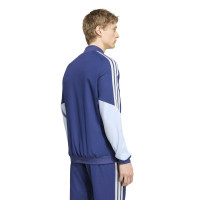 adidas Ajax Presentation Training Jacket 2026-2027 Dark Blue Light Blue