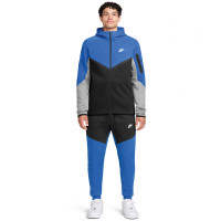Nike Tech Fleece Sportswear Tracksuit Dark Blue Black Grey White