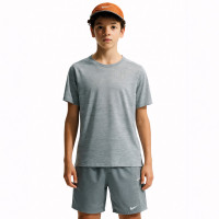 Kit d'entraînement Nike Miler pour Enfants gris foncé argenté