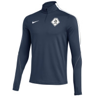 Nike KNVB Scheidsrechters Trainingstrui 1/4-Zip 2026-2028 Donkerblauw Wit