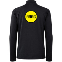 Nike KNVB ARAG Scheidsrechters Trainingstrui 1/4-Zip 2026-2028 Zwart Wit