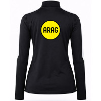 Nike KNVB ARAG Scheidsrechters Trainingstrui 1/4-Zip 2026-2028 Dames Zwart Wit