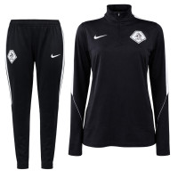 Nike KNVB Scheidsrechters Trainingspak 1/4-Zip 2026-2028 Dames Zwart Wit