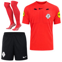 Nike KNVB Referee Kit 2026-2028 Bright Red Black