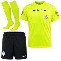 Nike KNVB Referee Kit 2026-2028 Neon Yellow Black