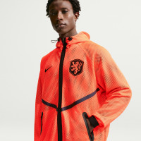Nike Netherlands Anthem Mesh Training Jacket 2026-2028 Orange Black