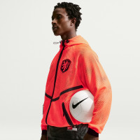 Nike Netherlands Anthem Mesh Training Jacket 2026-2028 Orange Black