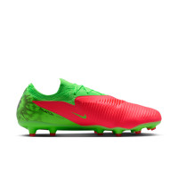 Nike Phantom 6 Low Haaland Pro Kunstgras Voetbalschoenen (AG) Felgroen Rood Zwart