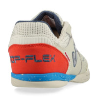 Joma Top Flex Zaalvoetbalschoenen (IN) Beige Blauw Felrood Zilver