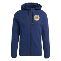adidas FFK Curaçao Tiro Travel Joggingpak 2026-2028 Donkerblauw