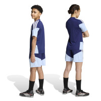 adidas Ajax Training Set 2026-2027 Kids Dark Blue Light Blue