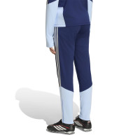 adidas Ajax Hooded Tracksuit 2026-2027 Kids Dark Blue Light Blue