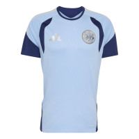 adidas Ajax Training Shirt 2026-2027 Light Blue Dark Blue