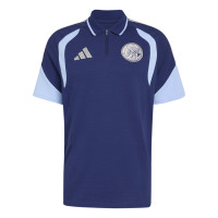 adidas Ajax Polo 2026-2027 Donkerblauw Lichtblauw