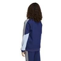 adidas Ajax Presentation Training Jacket 2026-2027 Kids Dark Blue Light Blue