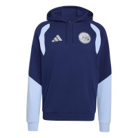 adidas Ajax Hoodie 2026-2027 Donkerblauw Lichtblauw