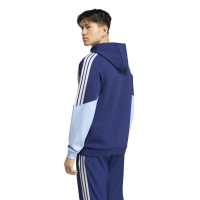 adidas Ajax Hoodie 2026-2027 Donkerblauw Lichtblauw