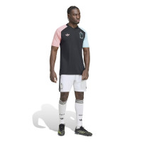 adidas België Pre-Match Trainingsshirt 2026-2028 Zwart Lichtblauw Roze