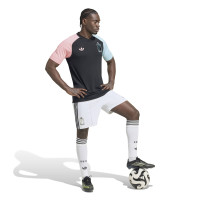 adidas België Pre-Match Trainingsshirt 2026-2028 Zwart Lichtblauw Roze