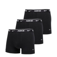 Nike Cotton Stretch Boxershort Trunk 3-Pack Zwart