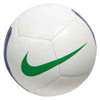 Nike Brazil Pitch Football Size 5 2026-2028 White Dark Blue Yellow Green