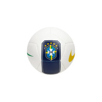 Nike Brazil Mini Football Size 1 2026-2028 White Dark Blue Yellow Green