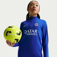 Nike Inter Milan Strike Trainingstrui 1/4-Zip 2026-2027 Kids Blauw Donkerblauw Wit