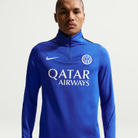 Nike Inter Milan Strike Trainingstrui 1/4-Zip 2026-2027 Blauw Donkerblauw Wit