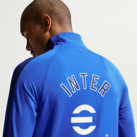 Nike Inter Milan Strike Trainingstrui 1/4-Zip 2026-2027 Blauw Donkerblauw Wit
