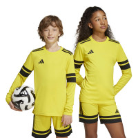 adidas Squadra 25 Voetbalshirt Lange Mouwen Kids Geel Zwart