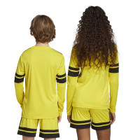 adidas Squadra 25 Voetbalshirt Lange Mouwen Kids Geel Zwart