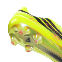 adidas F50 Hyperfast EVO Too Light Gras Football Boots (FG) Neon Yellow Black Pink