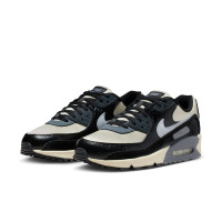Nike Air Max 90 Sneakers Gebroken Wit Zwart Zilvergrijs