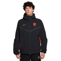 Nike Nederland Tech Woven Trainingsjack 2026-2028 Zwart Oranje
