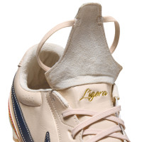 Nike Tiempo Ligera Pro Gras Voetbalschoenen (FG) Beige Zwart Goud