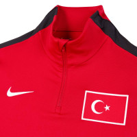 Nike Turkije Strike Trainingspak 1/4-Zip 2026-2028 Rood Zwart Wit