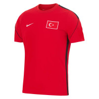Nike Turkije Strike Trainingsshirt 2026-2028 Rood Zwart Wit
