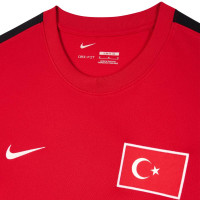 Nike Turkije Academy Pro Trainingsshirt 2026-2028 Kids Rood Zwart Wit