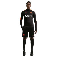 Nike Nederland Strike Trainingsbroekje 2026-2028 Zwart Oranje