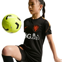 Nike Netherlands Strike Training Shirt 2026-2028 Kids Black Orange